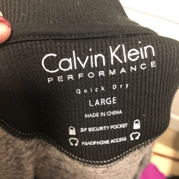 Calvin Klein full zip winter sweater size large - Picture 5 of 6